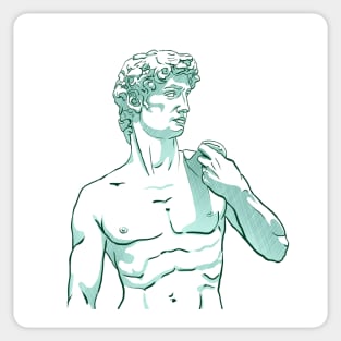 David of Michelangelo Sticker